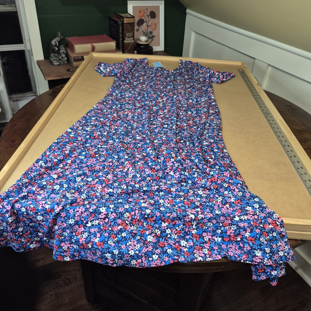 Draper James Blue Floral Dress